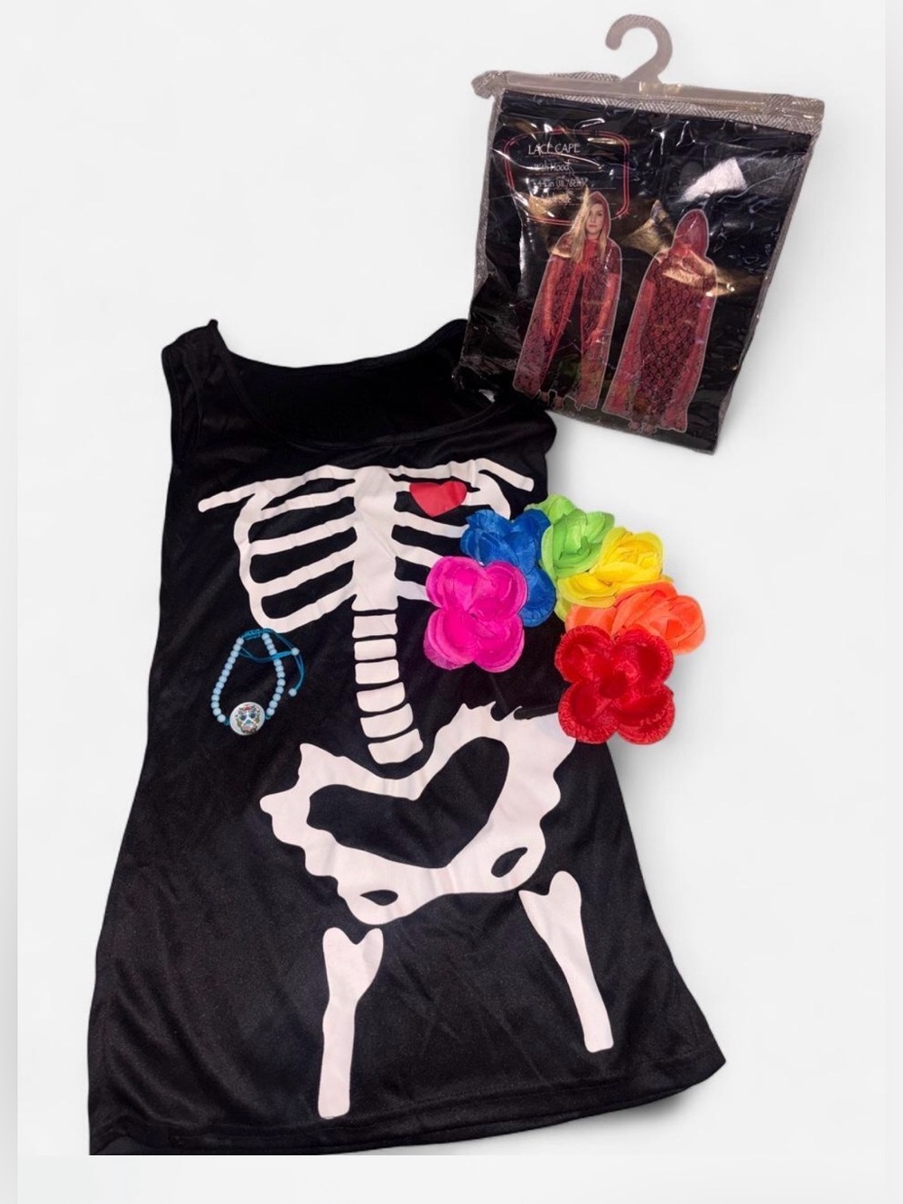 Women’s day of the dead costume and accessories